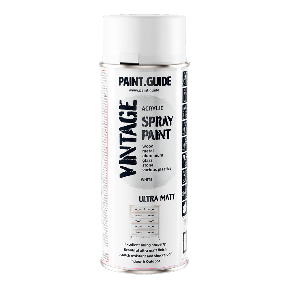 PAINT.GUIDE valkoinen vintagemaali 