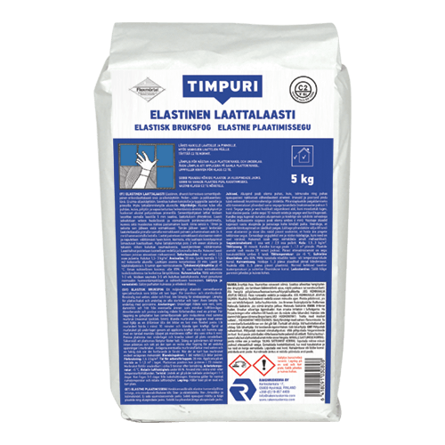 TIMPURI Elastinen Laattalaasti 5 kg